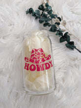 Load image into Gallery viewer, Hot Pink Howdy Glass