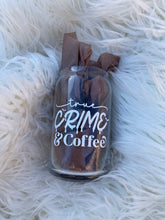 Load image into Gallery viewer, True Crime and Coffee Glass