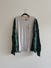 Load image into Gallery viewer, Grey Reworked Carhartt Flannel
