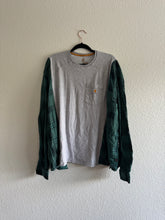Load image into Gallery viewer, Grey Reworked Carhartt Flannel

