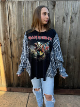 Load image into Gallery viewer, Reworked Iron Maiden Flannel
