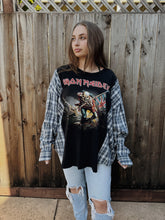 Load image into Gallery viewer, Reworked Iron Maiden Flannel
