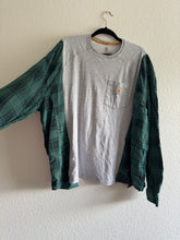 Load image into Gallery viewer, Grey Reworked Carhartt Flannel

