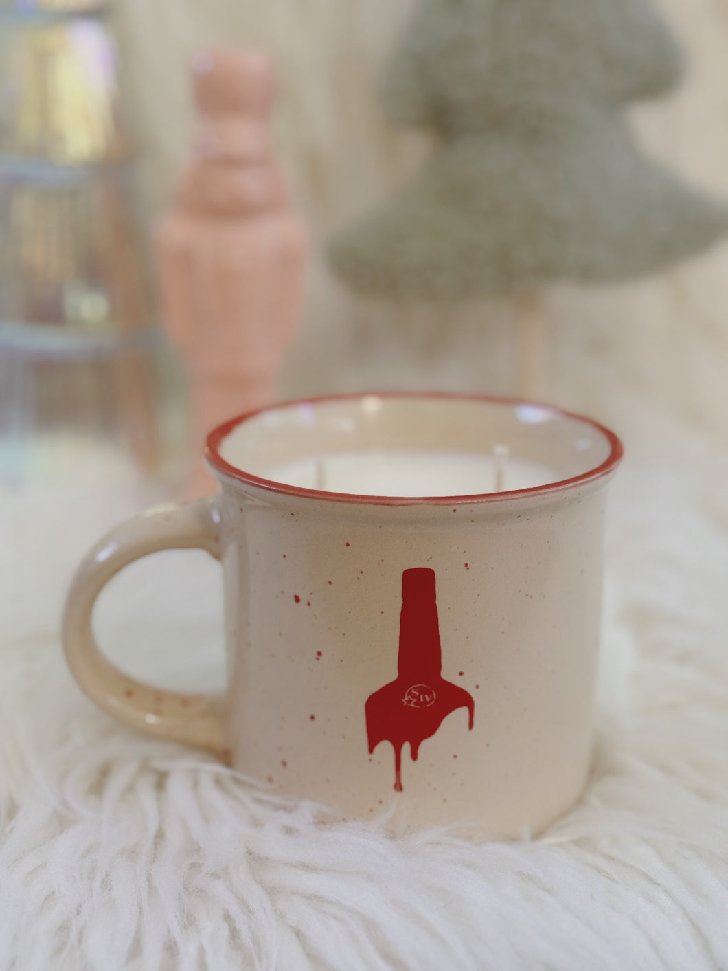 Woodland Snow Mug Candle